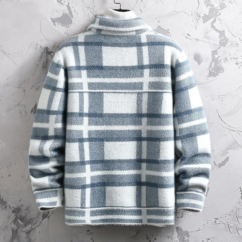 Merinowol Jas - Heren - Geruit Patroon - Waterdicht en Warm - Winterstijl