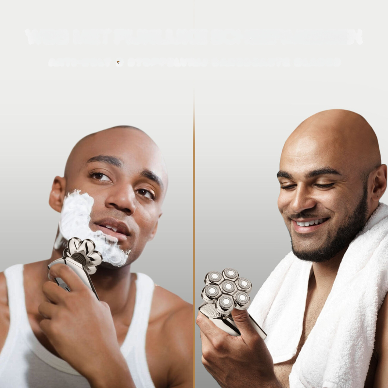 Hoofdscheerapparaat met 7 Koppen en 3 Snelheden voor Nat en Droog Scheren