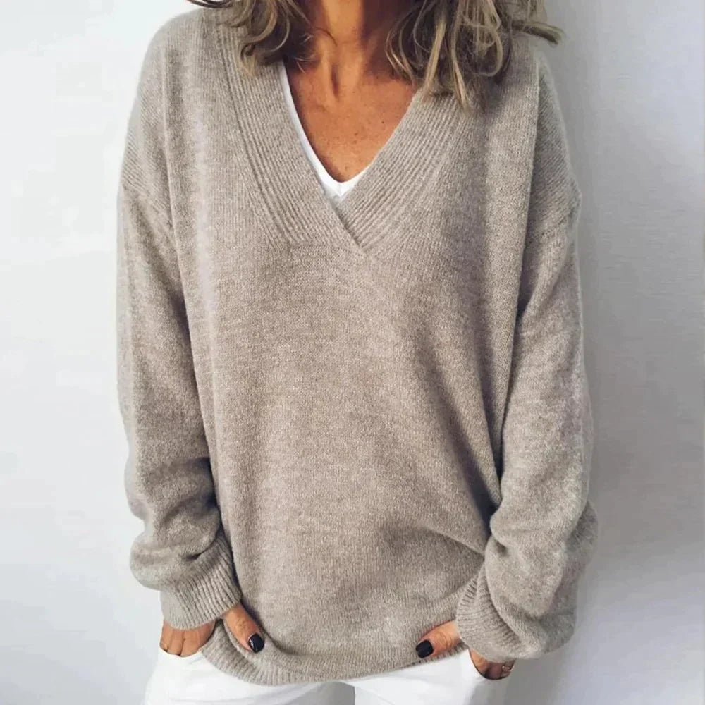 Cara Pullover Dames - Oversized Comfort & Stijl voor Koudere Dagen
