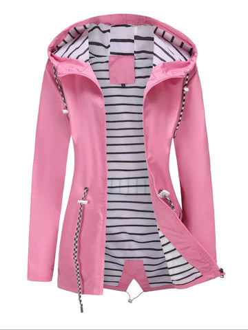 Lange zomerjas - Dames - Sportstijl - Waterdicht - Winddicht