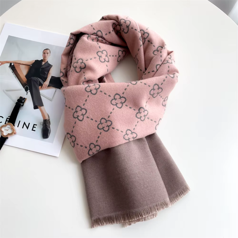 Kasjmier Dames Sjaal - Luxe Warmte en Stijl - Perfect voor Elke Gelegenheid