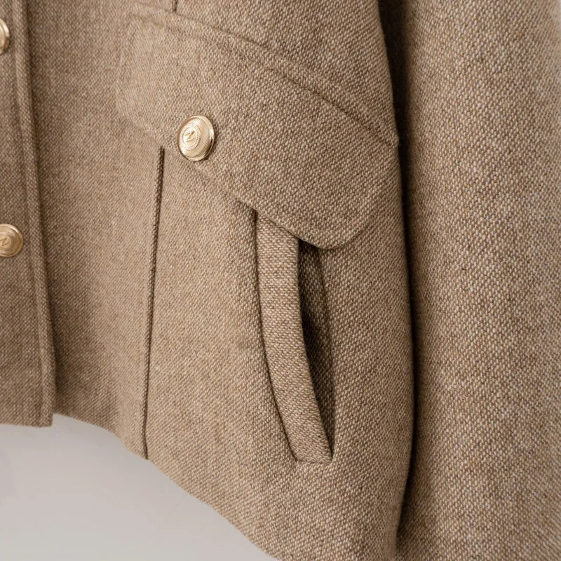 Jas - Dames - Van ademend materiaal met trendy oversized pasvorm