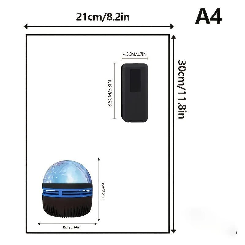 Sterrenhemel projectorlamp USB-aangedreven voor slaapkamer en feestjes