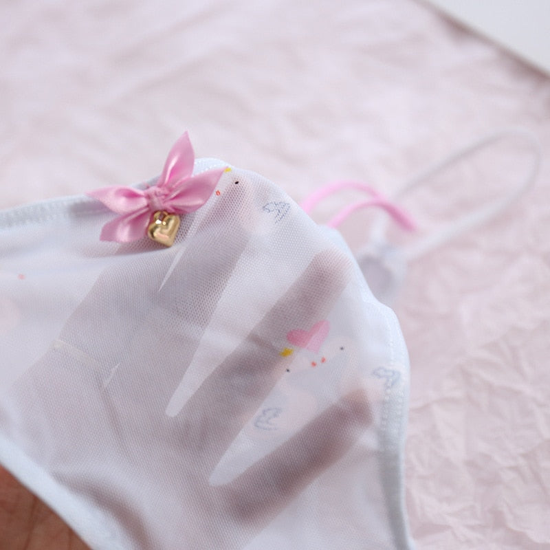 Panty - Dames - Schattige, comfortabele en ademende katoenen panty met een trendy design