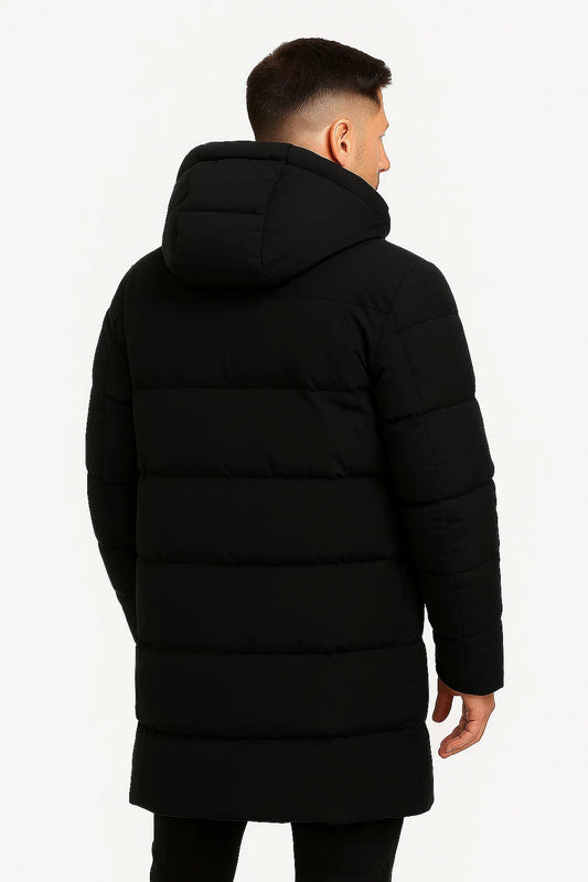 Heren puffer winterjas waterdicht gewatteerd geïsoleerd