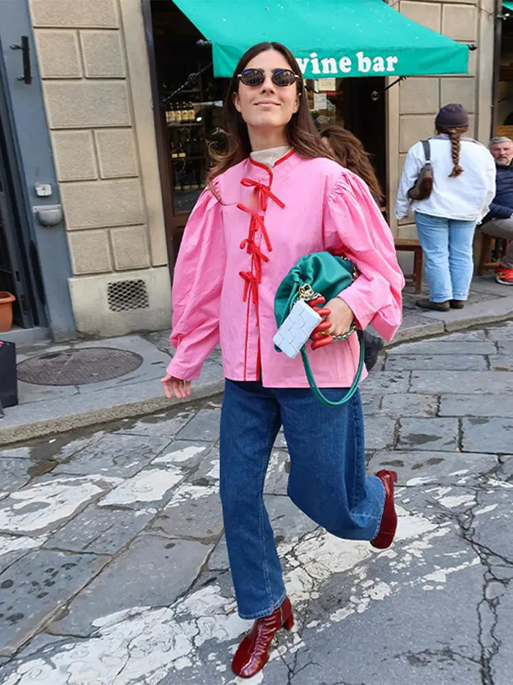 Ella Top - Elegant en Comfortabel - Tijdloos Ontwerp met Stijlvolle Lente-hals - Duurzame Synthetische Vezels