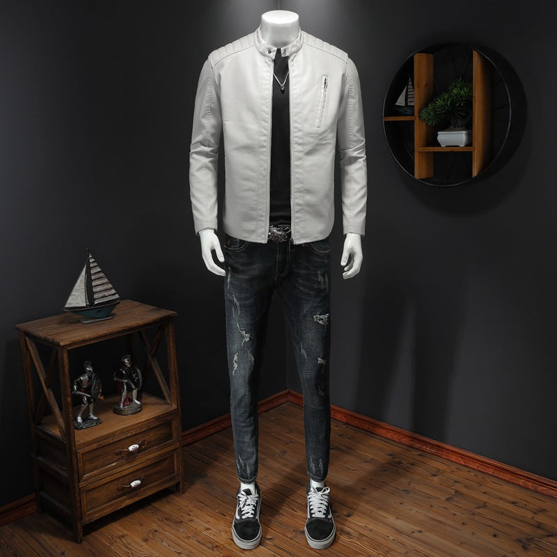 Heren Biker Leren Jas - Stijlvol, Duurzaam en Perfect voor Avonturen