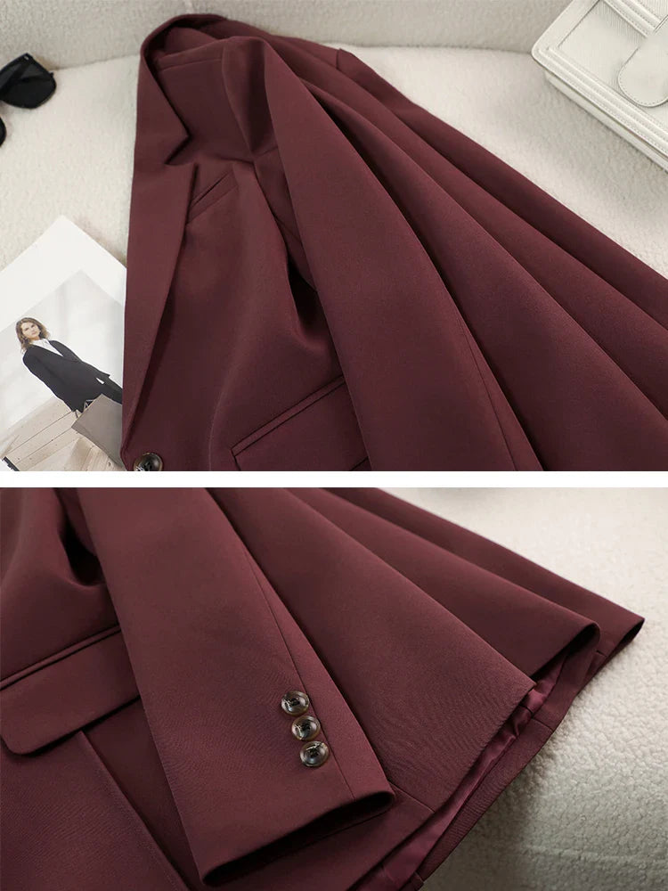 Blazer - Dames - Elegante DEBORA Blazer van Katoen met Slim Fit en Moderne Stijl