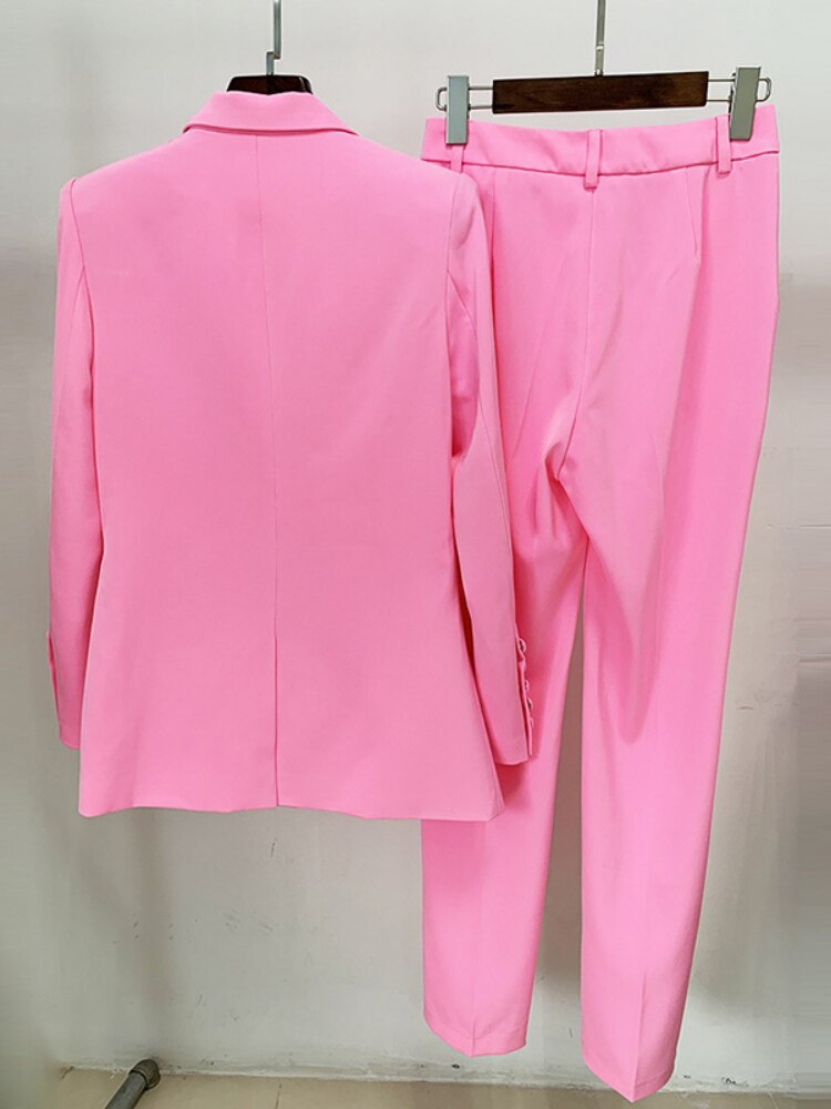 Blazer & Broek Set - Dames - Stijlvolle Blazer met Perfecte Pasvorm en Comfortabele Broek