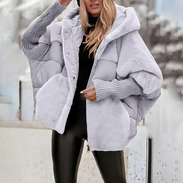Winterjas Dames – Stijlvolle Warme Jas met Effen Design voor Herfst en Winter