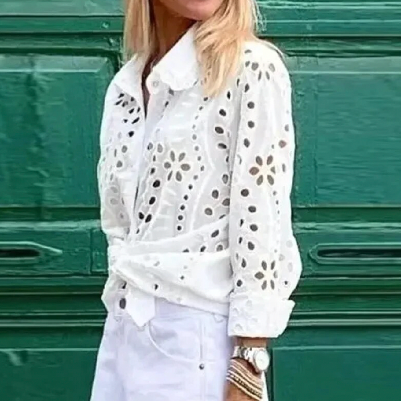 Witte Blouse - Comfortabel en Luchtig - Duurzame collectie