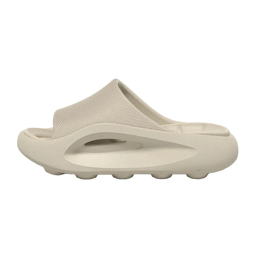Badslippers van EVA met dikke zool, gevormd voetbed en brede band over de wreef - beeld 2