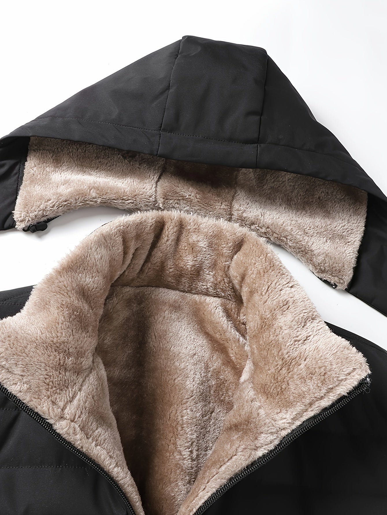 Winterjas - Fleece Gevoerd - Heren - Met Capuchon - Bescherming & Comfort