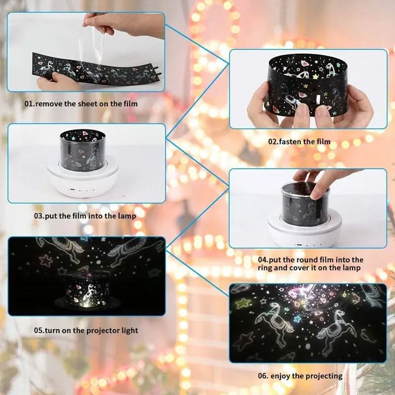 DreamNova Sphere sterrenprojector nachtlampje voor rustige kinderkamer