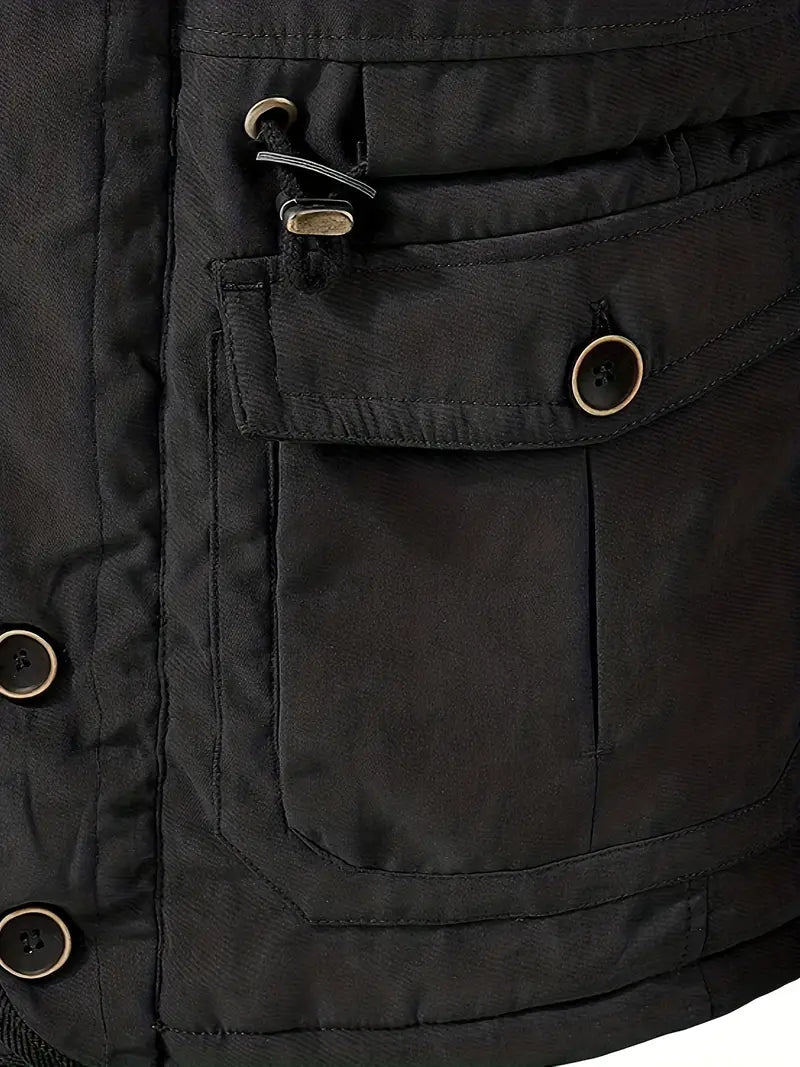 Winterjas Heren - Waterdicht en Warm - Fleece Voering - Perfect voor Koude Dagen