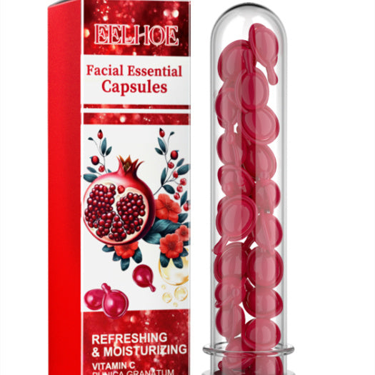 Gezichtsserum met vitamine C in capsules voor eenmalig gebruik