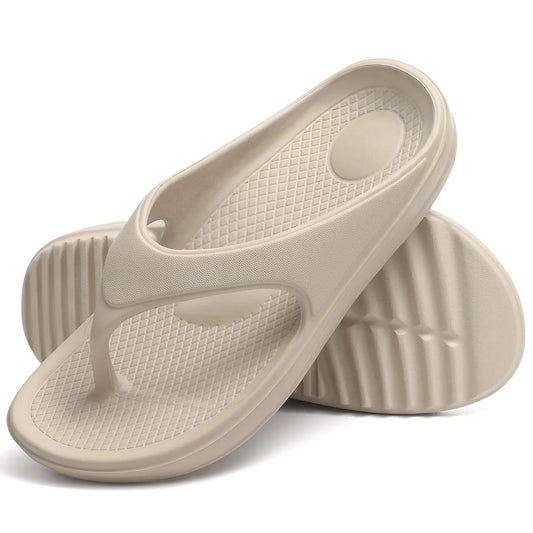Teenslippers van EVA met steunzool in het voetbed, dikke zool en antislipprofiel - beeld 2