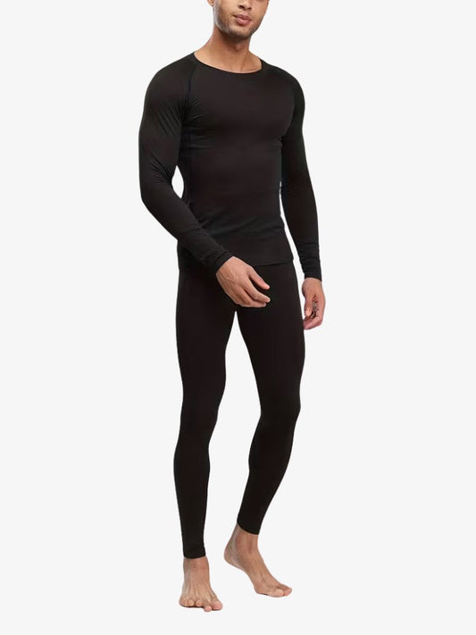 Thermoset voor heren met shirt met lange mouwen en lange broek - beeld 2