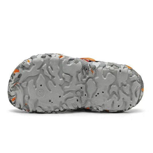 Tuinklompen van EVA met camouflageprint, gaten en verstelbare hielband - beeld 2