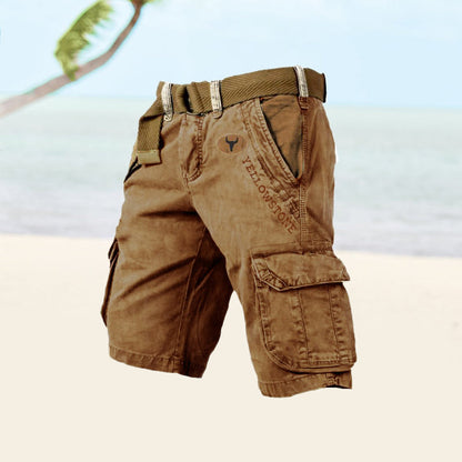 Heren Cargo Shorts - Ismael - Comfortabel, Duurzaam & Veelzijdig voor Alle Seizoenen