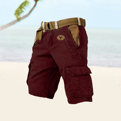 Heren Cargo Shorts - Ismael - Comfortabel, Duurzaam & Veelzijdig voor Alle Seizoenen