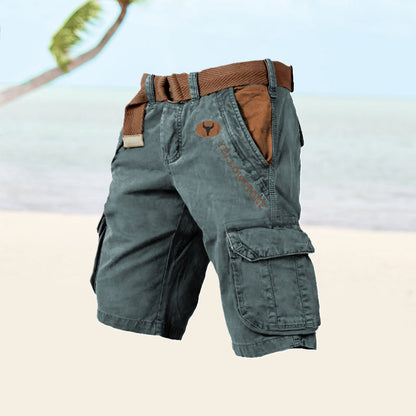 Heren Cargo Shorts - Ismael - Comfortabel, Duurzaam & Veelzijdig voor Alle Seizoenen