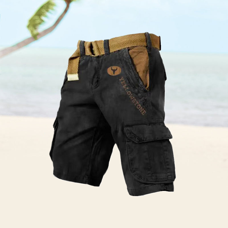 Heren Cargo Shorts - Ismael - Comfortabel, Duurzaam & Veelzijdig voor Alle Seizoenen