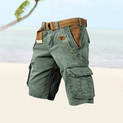 Heren Cargo Shorts - Ismael - Comfortabel, Duurzaam & Veelzijdig voor Alle Seizoenen