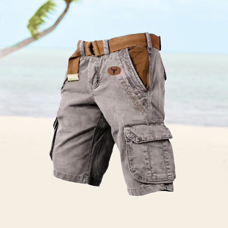 Heren Cargo Shorts - Ismael - Comfortabel, Duurzaam & Veelzijdig voor Alle Seizoenen