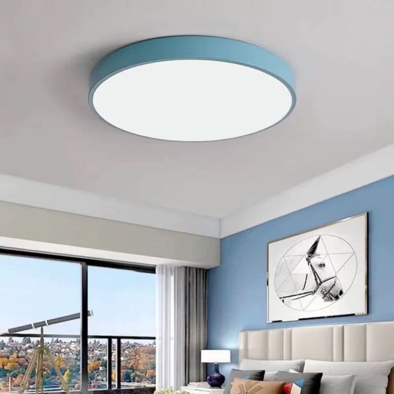 Plafondlamp in Roze en Grijs met Warmwit Licht