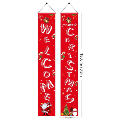 Producttitel voor Google Shopping en SEO:

Vrolijk Kerstcouplet - Sophia - Deur/Porch Decoratie - Rood - Polyester en Oxford Doek - 180cm x 30cm - Set Van 1 Paar