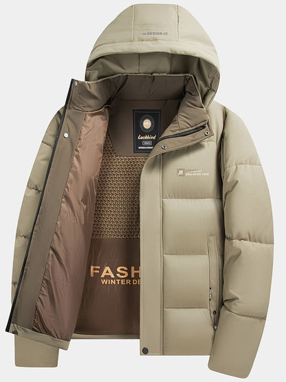 Waterdichte Winterjas Heren - Regular Fit - Extra ademend en Warm met Gewatteerde Vulling