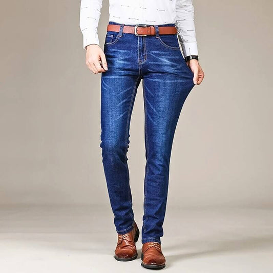 Slim-Fit Jeansbroek Heren - Duurzaam Denim & Tijdloze Stijl