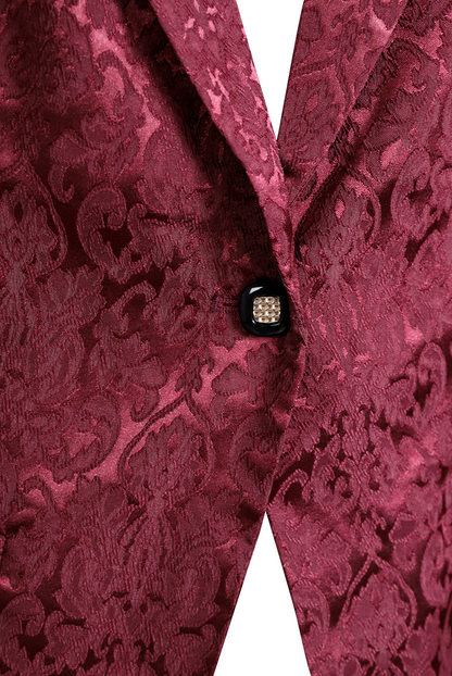 Satijnen Jacquard Blazer – Luxe Comfort en Tijdloze Elegantie voor Elke Gelegenheid