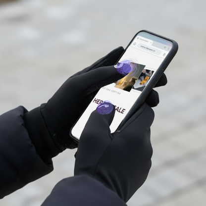 Thermo handschoenen met touchscreenvingers - productfoto