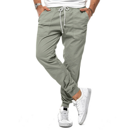 Heren Micro-Stretch Broek - Comfortabel en Casual voor Dagelijks Gebruik
