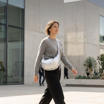 Crossbody tas gebogen model - unisex - productfoto