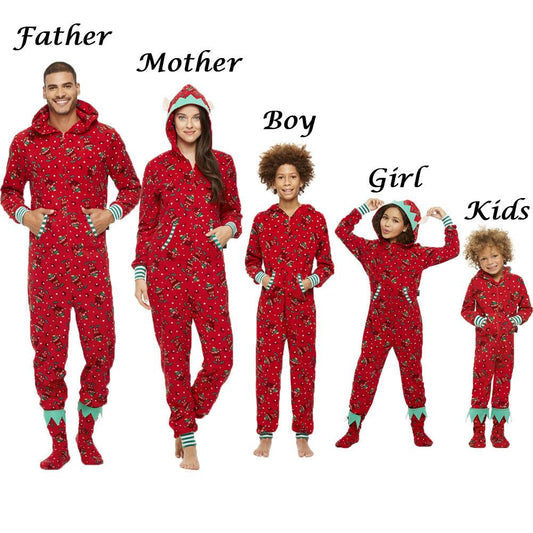 Ouder-kind jumpsuit pyjama set