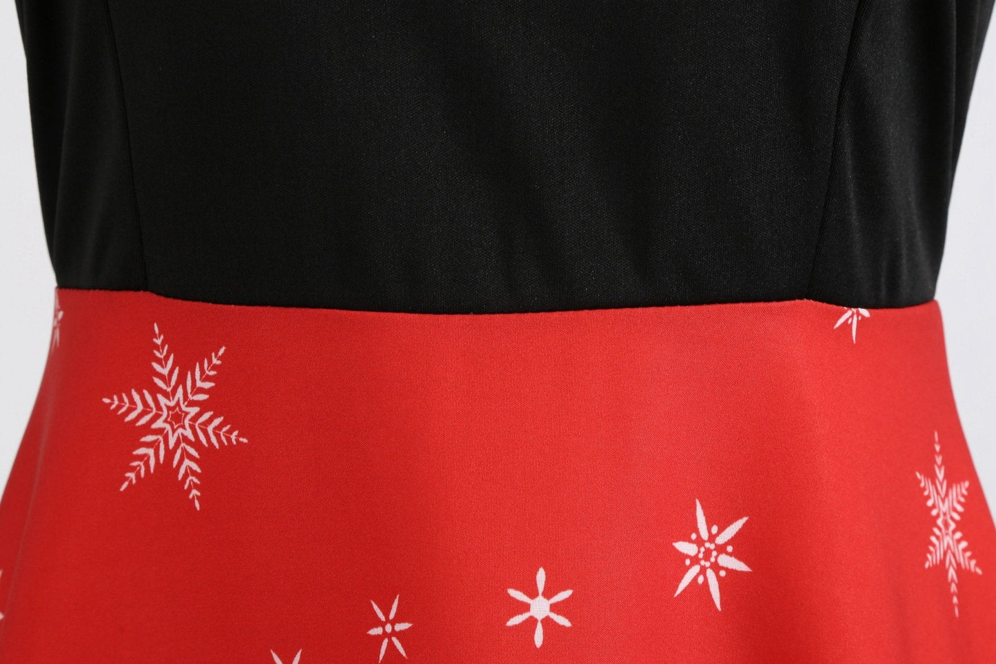 Vintage Kerstjurk voor Dames - Perfect voor Kerstmis | Retro Stijl met Feestelijke Print