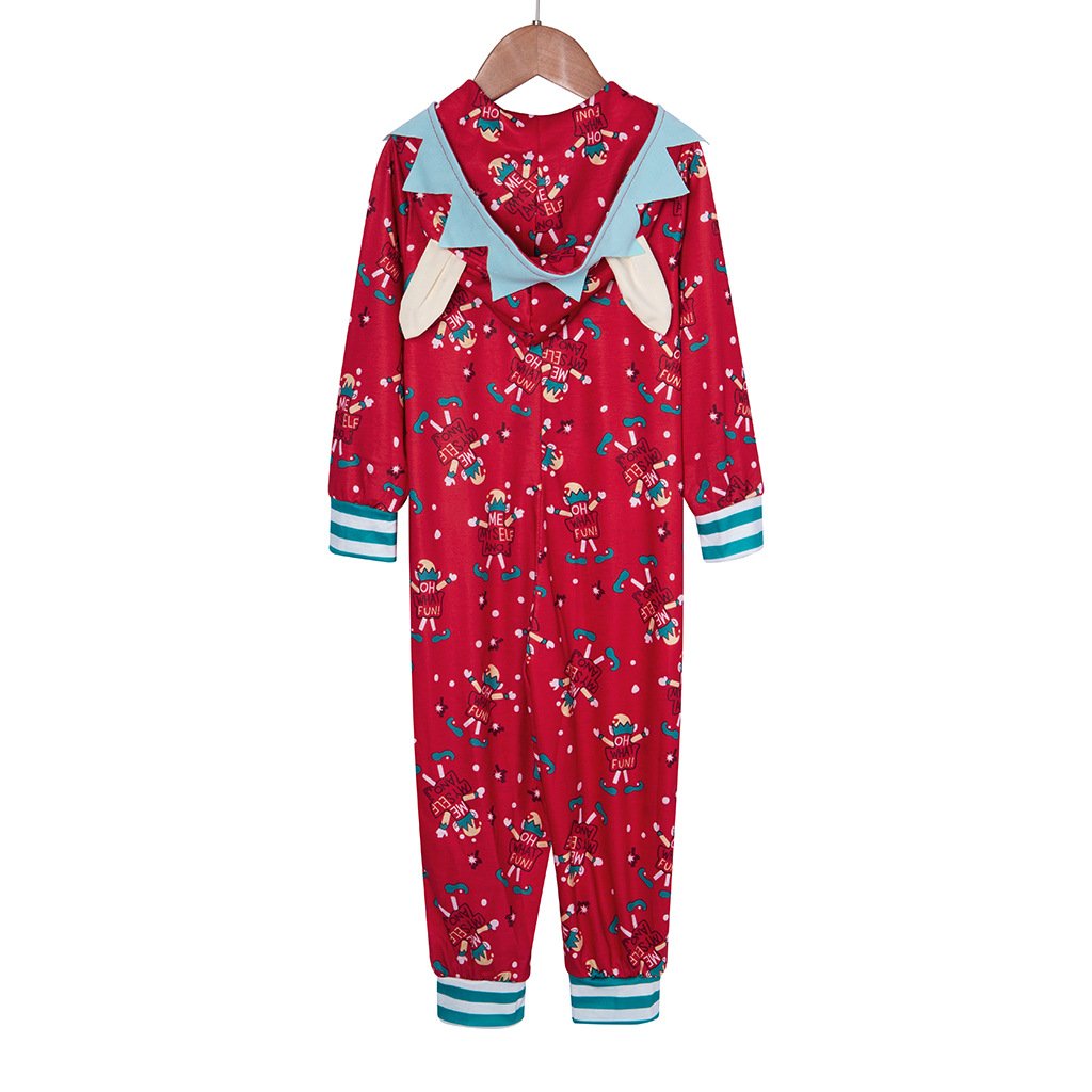 Ouder-kind jumpsuit pyjama set