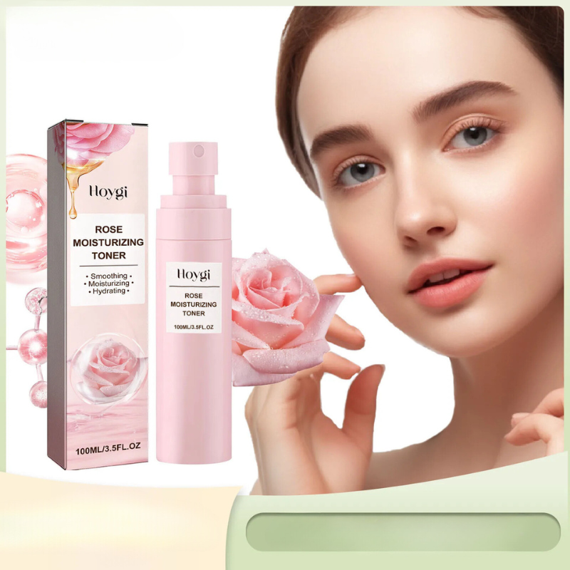 HydraRose Glow Gezichtstoner 100ml – Diepe Hydratatie & Verzachtende Rozenverzorging