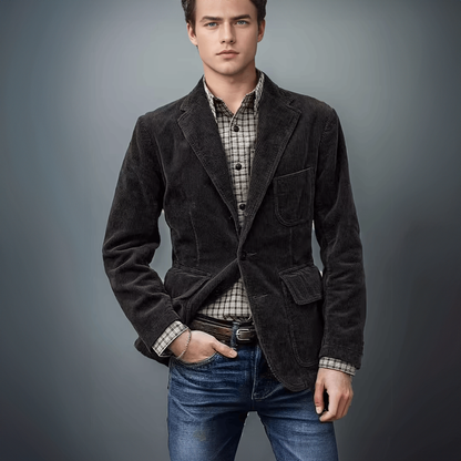Adan™ Corduroy Blazer - Heren - Tijdloze Stijl & Comfort