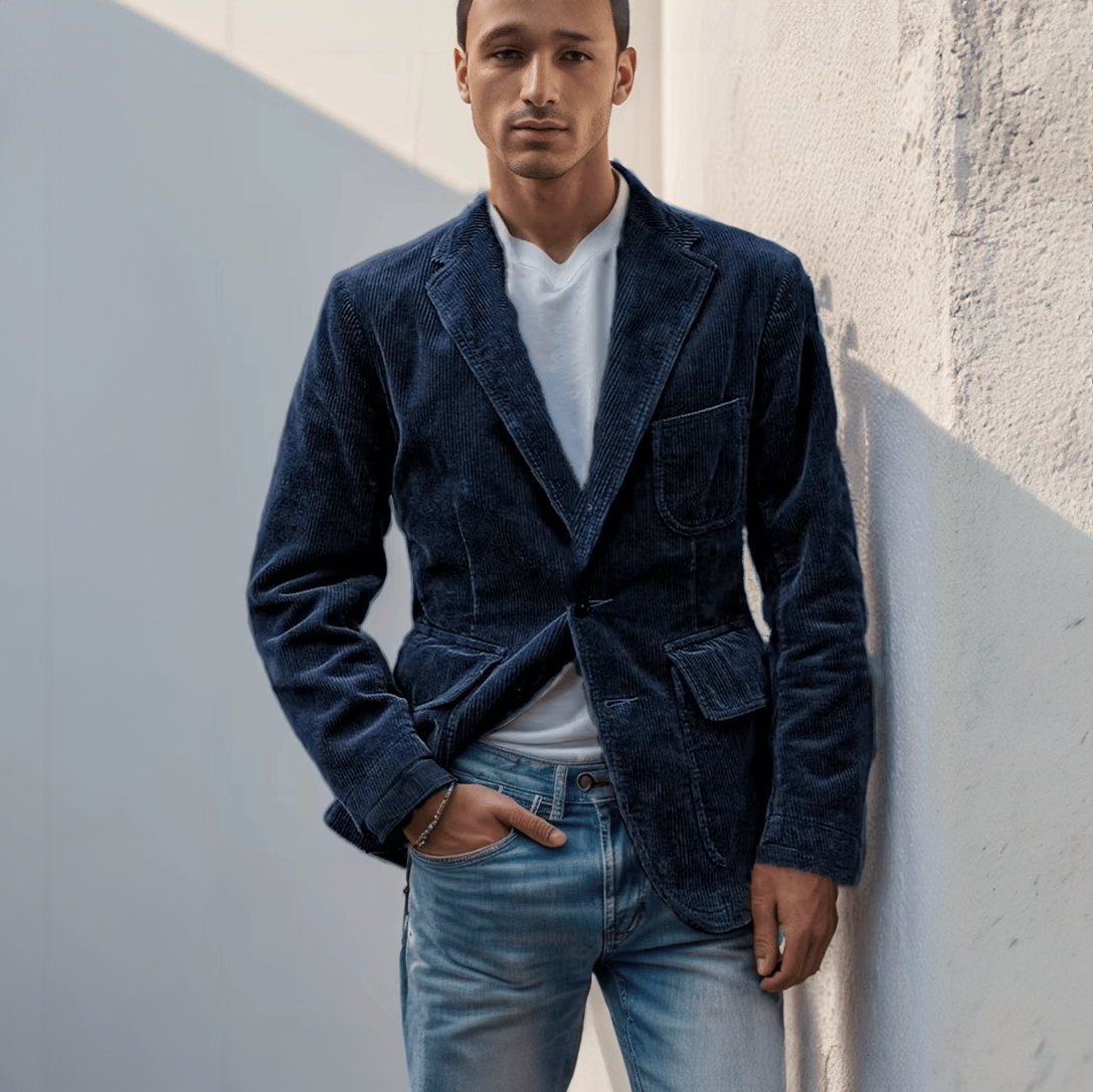 Adan™ Corduroy Blazer - Heren - Tijdloze Stijl & Comfort