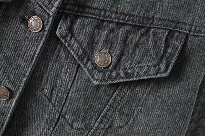 Spijkerjas Dames - detailfoto