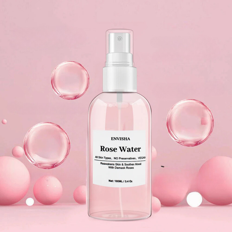 FloralDew Mist Rozenwater Serum 100ml – Kalmerend & Hydraterend voor Gevoelige Huid