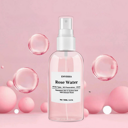 FloralDew Mist Rozenwater Serum 100ml – Kalmerend & Hydraterend voor Gevoelige Huid