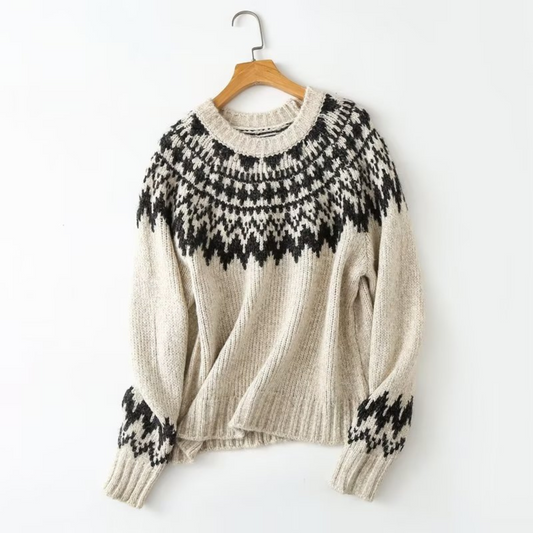 Tove Pullover - Traditioneel Design en Winterse Warmte