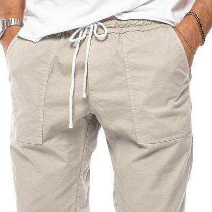 Heren Micro-Stretch Broek - Comfortabel en Casual voor Dagelijks Gebruik