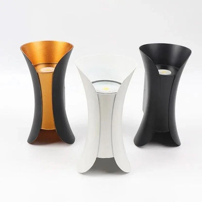 Buiten wandlamp LED gebogen ontwerp IP65 weerbestendig waterdicht