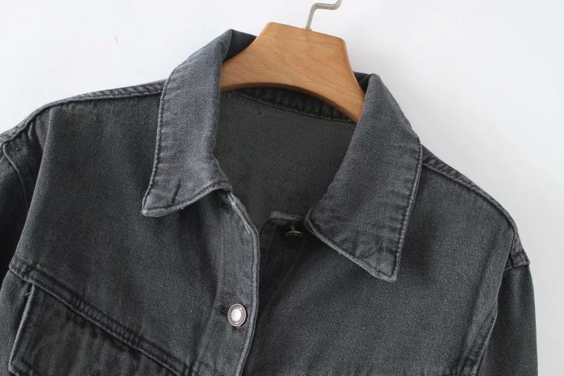 Spijkerjas Dames - detailfoto